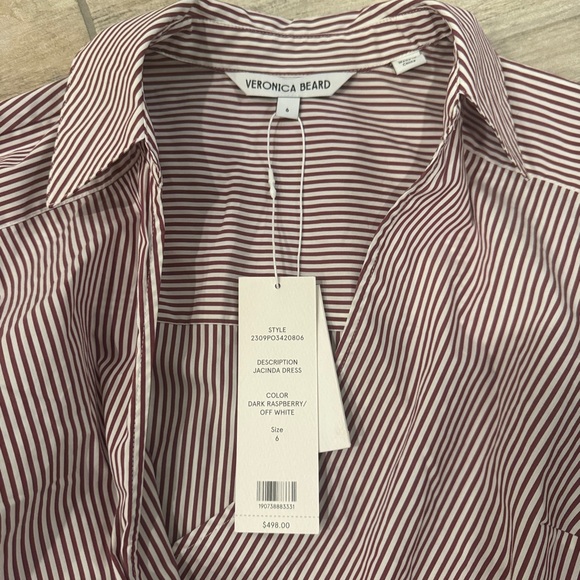 Veronica Beard Wrap Dress NWT size 6 - Picture 7 of 9